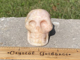 Morganite Crystal Skull (Free Shipping)