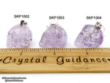 Amethyst Crystal Skull Pendant (Free Shipping)