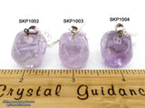 Amethyst Crystal Skull Pendant (Free Shipping)