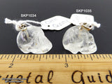 Clear Quartz Crystal Skull Pendant (Free Shipping)