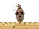 Jasper Polychrome Crystal Skull Pendant (Free Shipping)