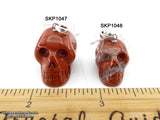 Jasper Red Crystal Skull Pendant (Free Shipping)