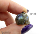 Labradorite Crystal Skull Pendant (Free Shipping)