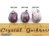 Lepidolite Crystal Skull Pendant (Free Shipping)