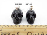 Obsidian Black Crystal Skull Pendant (Free Shipping)