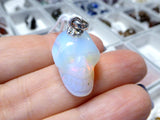 Opalite Crystal Skull Pendant (Free Shipping)