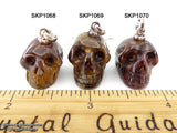 Pietersite Crystal Skull Pendant (Free Shipping)