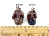 Pietersite Crystal Skull Pendant (Free Shipping)