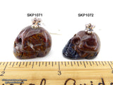 Pietersite Crystal Skull Pendant (Free Shipping)