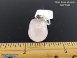 Rose Quartz Crystal Skull Pendant (Free Shipping)