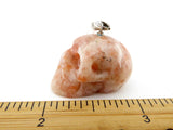 Sunstone Crystal Skull Pendant (Free Shipping)