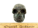 Emerald in Mica Schist Crystal Skull (Free Shipping)