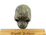 Emerald in Mica Schist Crystal Skull (Free Shipping)