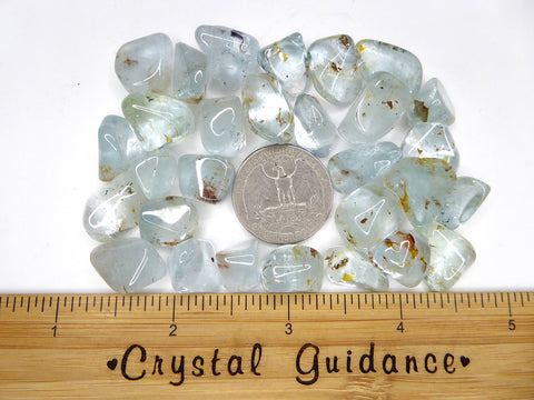 Topaz Blue tumbled stone
