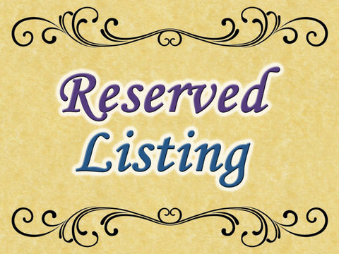 Reserved listing for Aezey (February 2024)